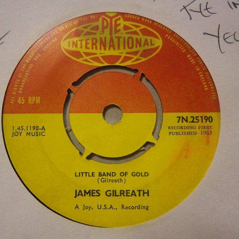 James Gilreath-Little Band Of Gold/ I'll Walk With You-Pye-7" Vinyl