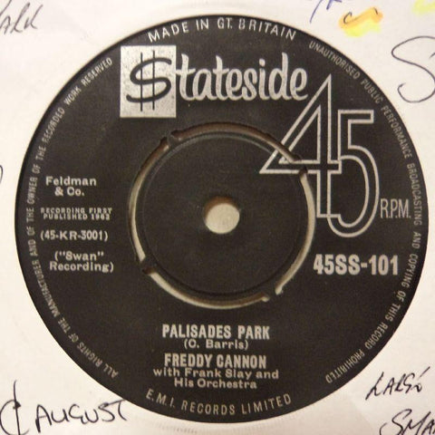 Freddy Cannon-Palisades Park/ June July & August-Stateside-7" Vinyl