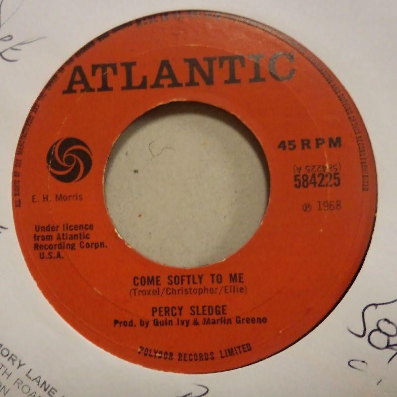 Percy Sledge-Come Softly To Me/ You're All Around Me-Atlantic-7" Vinyl