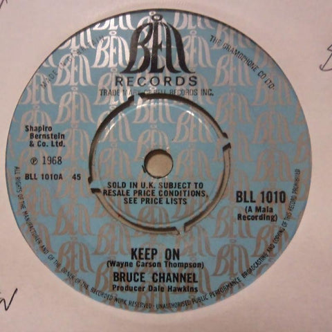 Bruce Channel-Keep On/ Barbara Allen-Bell-7" Vinyl