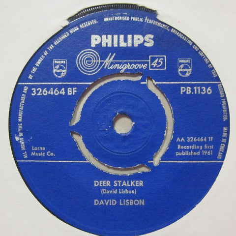 David Libson-Deer Stalker/ Almost Grown Up-Philips Minigroove-7" Vinyl