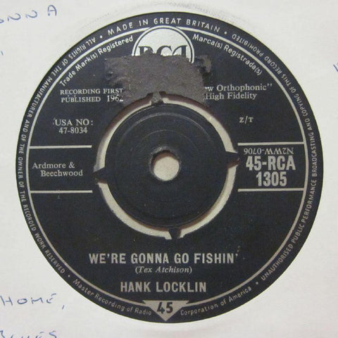 Hank Locklin-We're Gonna Go Fishin'-RCA-7" Vinyl