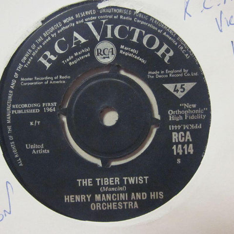 Henry Mancini & His Orchestra-The Tiber Twist/ How Soon -RCA Victor-7" Vinyl