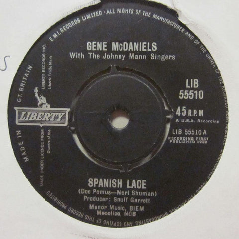 Gene McDaniels-Spanish Lace/ Somebody's Waiting-Liberty-7" Vinyl