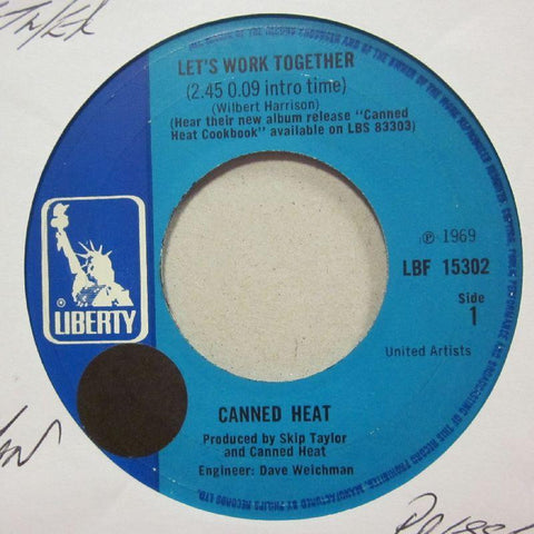 Canned Heat-Let's Work Together/ I'm Your Man-Liberty-7" Vinyl
