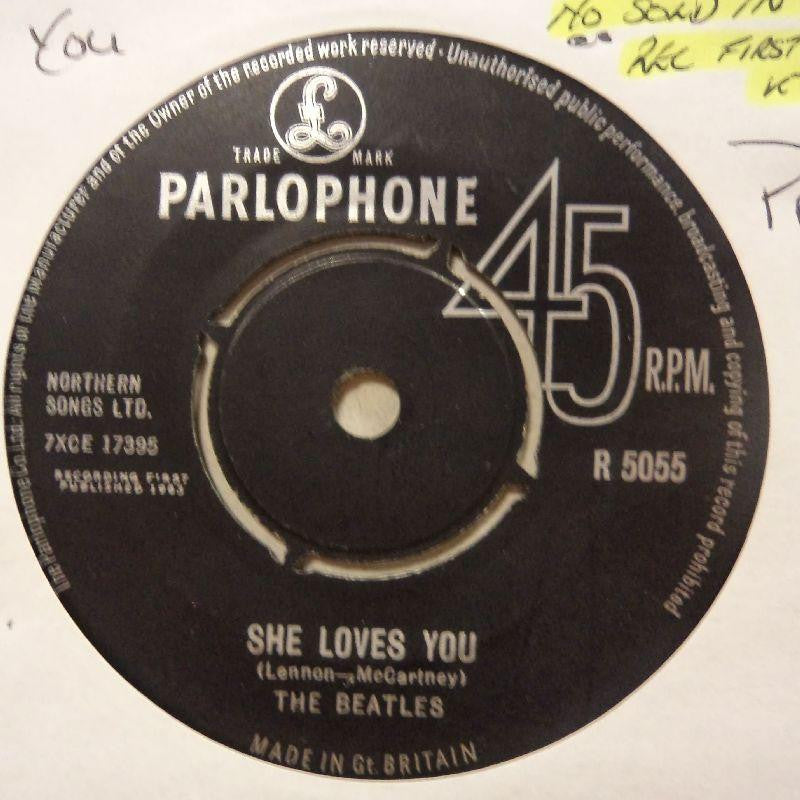 The Beatles-She Loves You/ I'll Get You-Parlophone-7" Vinyl