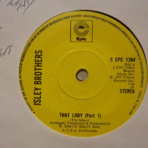 Isley Brothers-That Lady -Epic-7" Vinyl