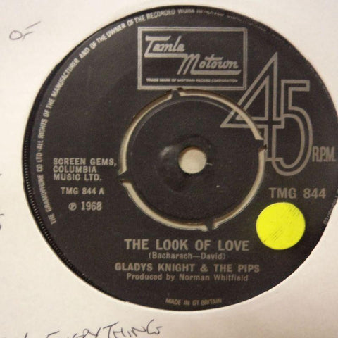 Gladys Knight & The Pips-The Look Of Love/ Your My Everything-Tamla Motown-7" Vinyl