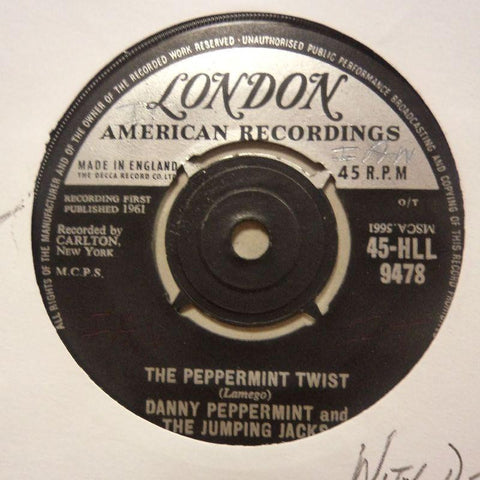 Danny Peppermint-Peppermint Twist/ Somebody Else Is Taking My Place-London-7" Vinyl