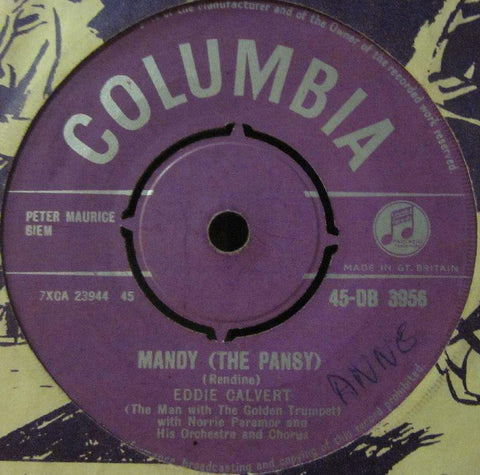 Eddie Calvert-Mandy The Pansy-Columbia-7" Vinyl