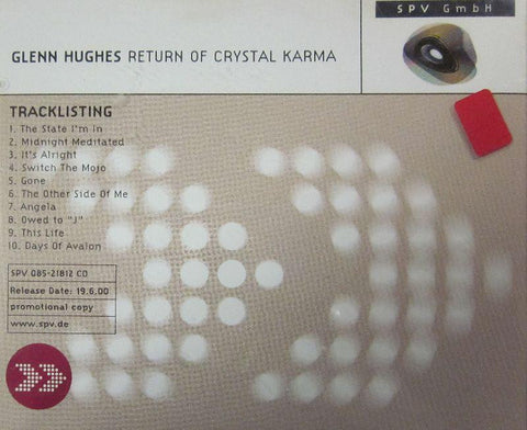 Glen Hughes-Return Of Crystal Karma-SPV-CD Single