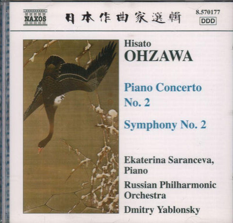 Hisato Ohzawa-Piano Concerto No. 2: Symphony No. 2-CD Album-Very Good