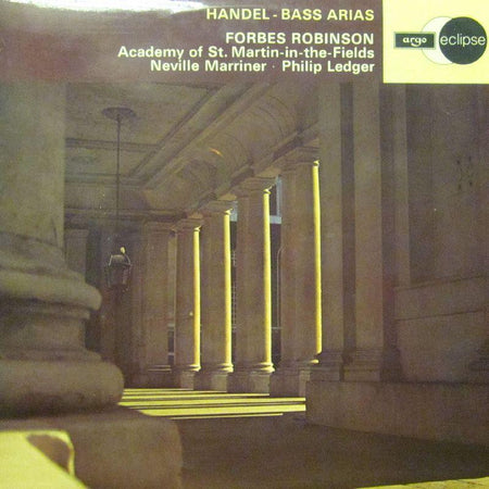 Handel-Bass Arias-Argo Eclipse-Vinyl LP