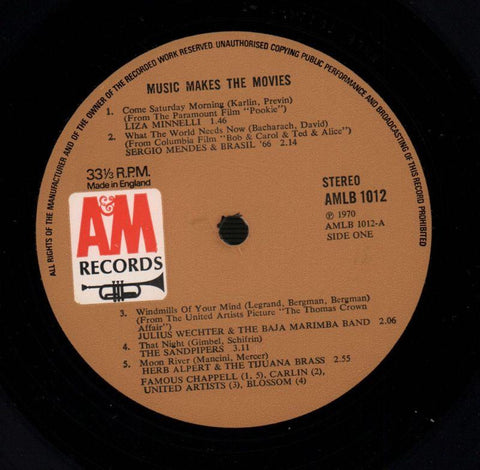 Music Makes The Movies-A&M-Vinyl LP-VG/VG