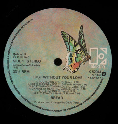 Lost Without Your Love-Elektra-Vinyl LP Gatefold-Ex/Ex