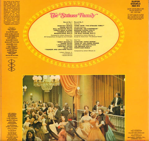 The Strauss Family-Polydor-2x12" Vinyl LP Gatefold-VG/VG-