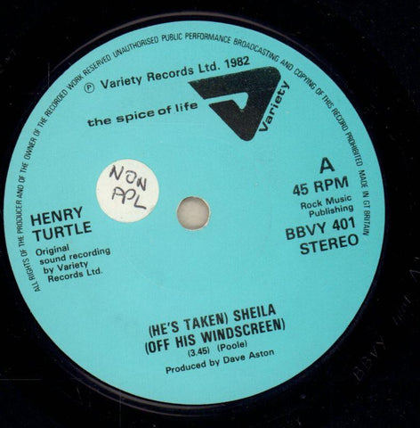 Henry Turtle-Shelia-Variety-7" Vinyl