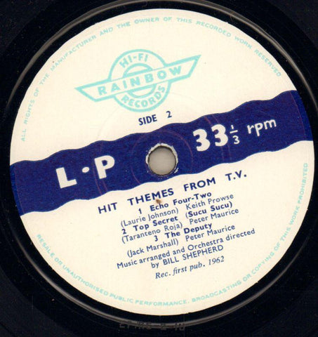 Hit Themes From TV-Rainbow-7" Vinyl P/S-VG/Ex-