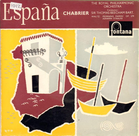 Chabrier-Espana EP-Fontana-7" Vinyl P/S