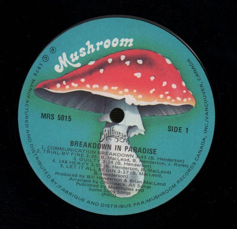 Breakdown In Paradise-Mushroom-Vinyl LP-VG/VG+