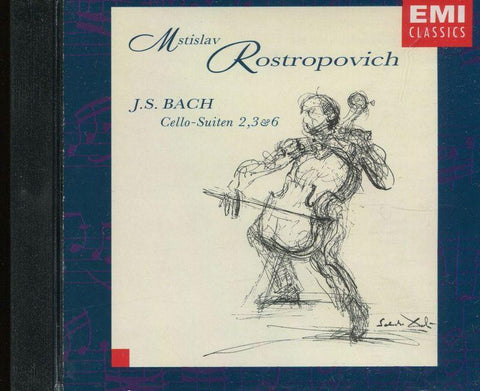 Bach-Cello Suiten 2,3 & 6 CD2-EMI-CD Album