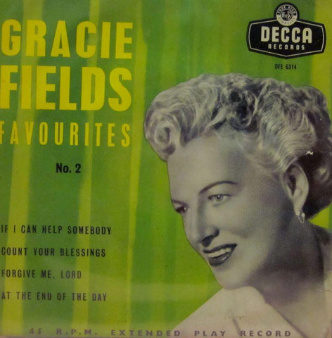 Gracie Fields-Favourites No 2-Decca-7" Vinyl