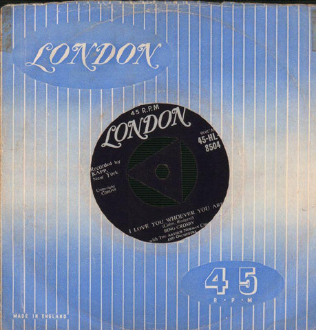Never Be Afraid / I Love You Whoever You Are-London-7" Vinyl-VG/VG