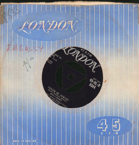 Bing Crosby-Never Be Afraid / I Love You Whoever You Are-London-7" Vinyl