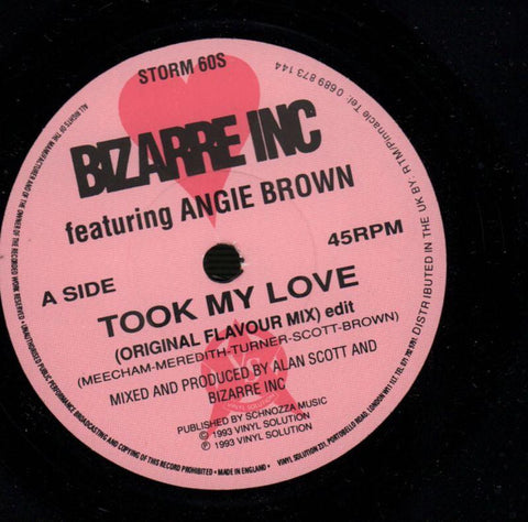 Angie Brown-Vinyl Solution-7" Vinyl P/S-Ex-/Ex