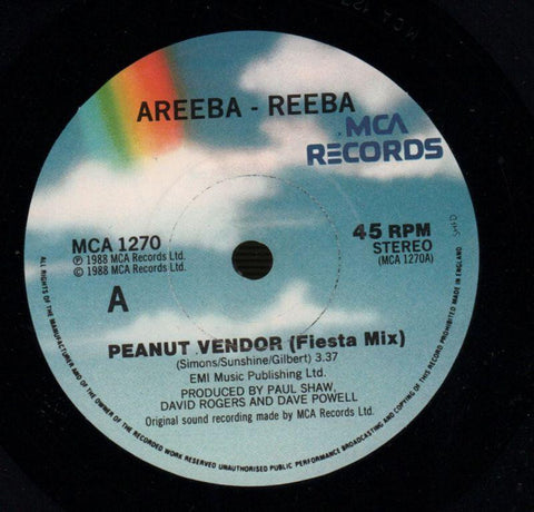 Reeba-Peanut Vendor-MCA-7" Vinyl P/S-Ex/VG+