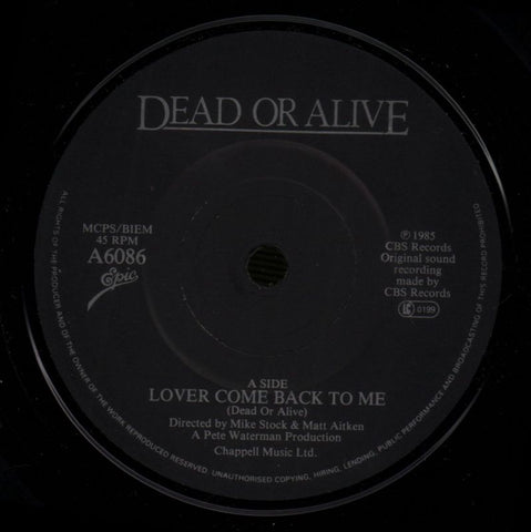 Lover Come Back To Me-Epic-7" Vinyl P/S-VG/Ex+