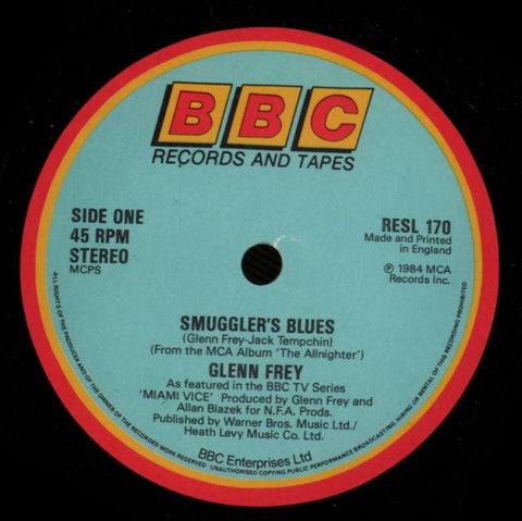 Smuggler's Blues-BBC-7" Vinyl P/S-VG/VG+