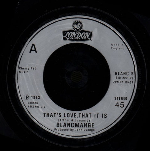 That's Love That It Is-London-7" Vinyl P/S-VG/VG