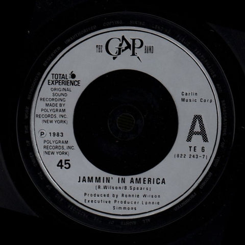 Jammin' In America-Total Expierence-7" Vinyl P/S-VG/Ex