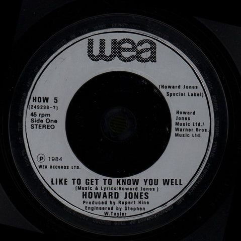 Like To Get To Know You-Wea-7" Vinyl P/S-VG/Ex