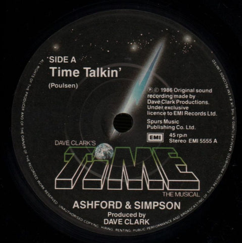 Time Talkin'-EMI-7" Vinyl P/S-Ex/Ex