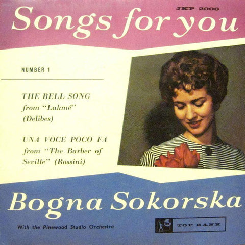 Bogna Sokorska-Songs For You Vol. 1-Top Rank-7" Vinyl