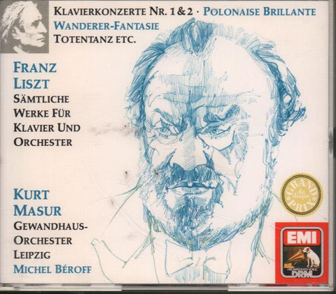 Franz Liszt and Kurt Masur-Samtliche Werke Fur Klavier Und Orchester-CD Album
