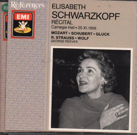 Elizabeth Schwarzkopf and George Reeves-Schwarzkopf: Recital At Carnegie Hall, November 25, 1956-CD Album