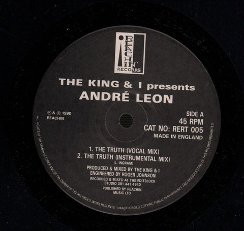 The King & I-Reachin-12" Vinyl P/S-VG+/VG