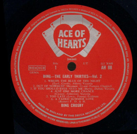 The Early Thirties Vol.2-Decca-Vinyl LP-VG+/Ex+