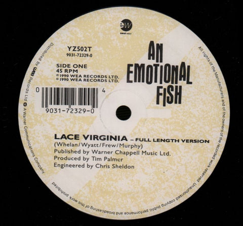 Lace Virginia-East West-12" Vinyl-VG/VG