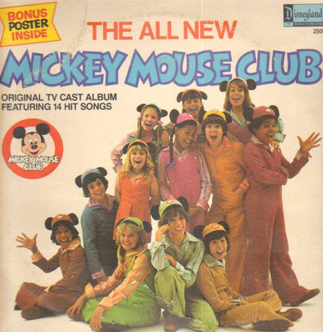 Walt Disney-The All New Mickey Mouse Club-Disneyland-Vinyl LP