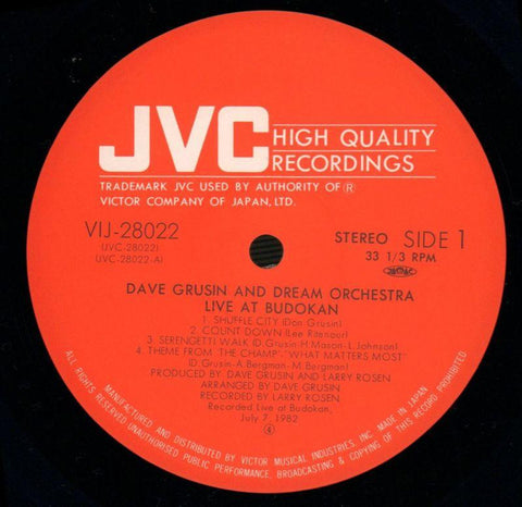 Live At Budokan-JVC-Vinyl LP-VG/NM