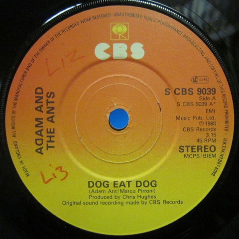 Adam & The Ants-Dog Eat Dog-CBS-7" Vinyl