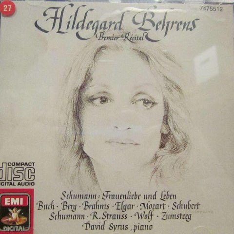 Hildegard Behrens-Premier Recital-EMI-CD Album