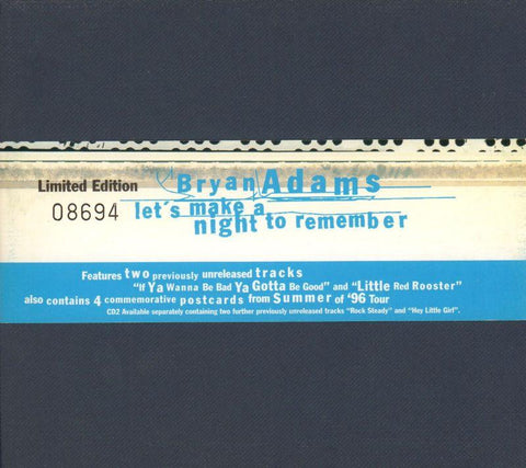 Bryan Adams-Let's Make A Night To Remember-A&M-CD Single