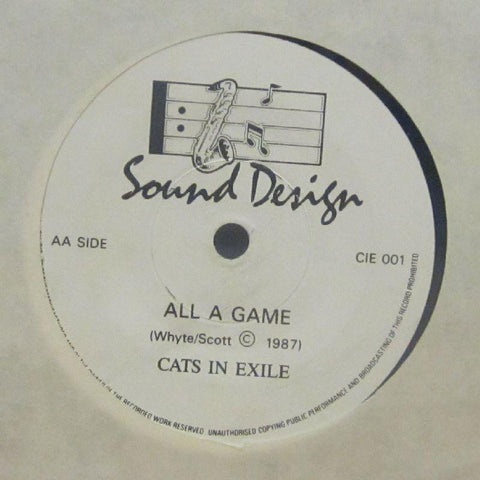 Cats In Exile-All A Game-Sound Design-7" Vinyl