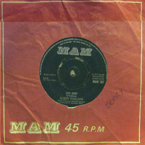 Gilbert O' Sullivan-Ooh Baby-MAM-7" Vinyl