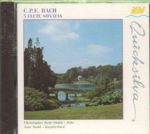 Carl Philipp Emanuel Bach-Flute Sonatas (Hyde Smith)-CD Album